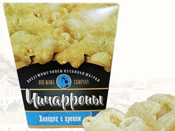 Чичарроны со вкусом холодца и хрена в Луховицах