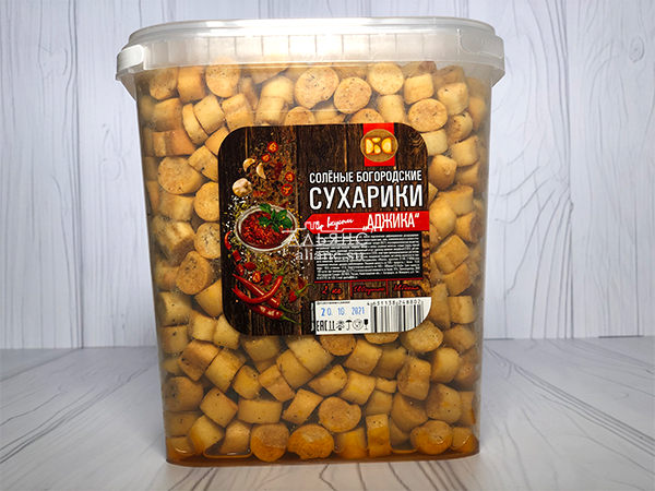 Сухарики с аджикой в Луховицах
