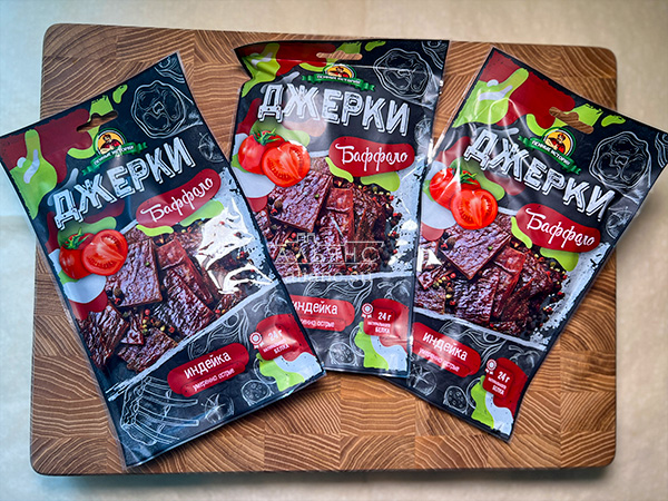 Джерки из индейки "Баффало" 45 гр. в Луховицах