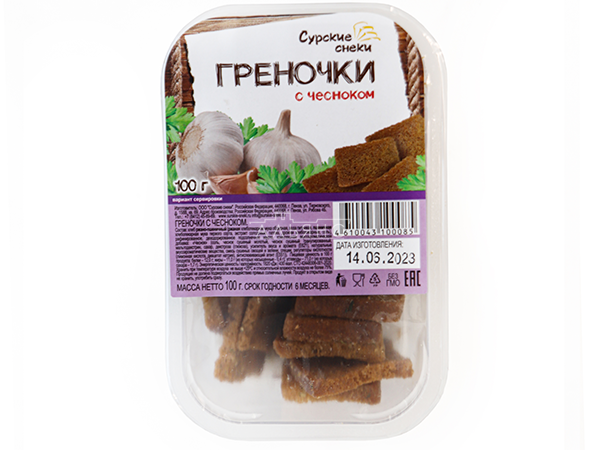 Сурские гренки с Чесноком (100 гр) в Луховицах