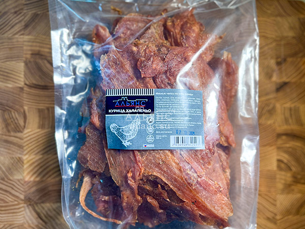 Мясо (АЛЬЯНС) вяленое курица 500гр "С халапеньо" в Луховицах