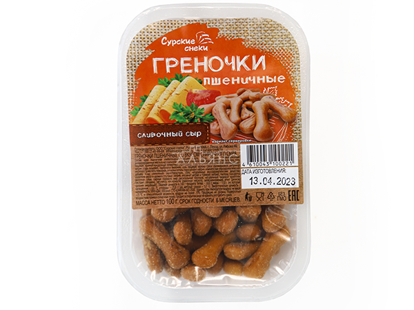 Сурские (ПШЕНИЧНЫЕ) Сливочный сыр (100 гр) в Луховицах