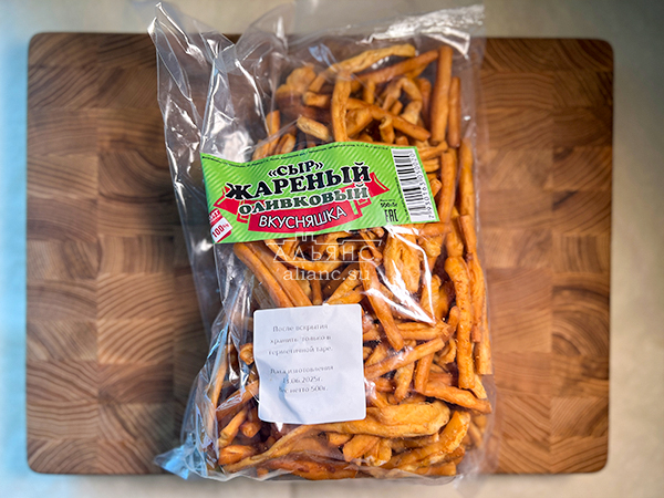 Жареный сыр "ВКУСНЯШКА" (Оливковый) 500гр. в Луховицах