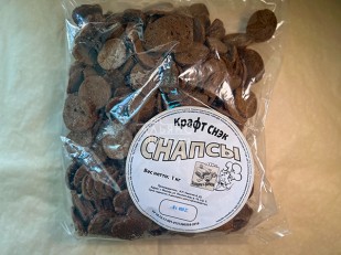 Сухарики с красной икрой: СНАПСЫ гренки со вкусом холодец и хрен