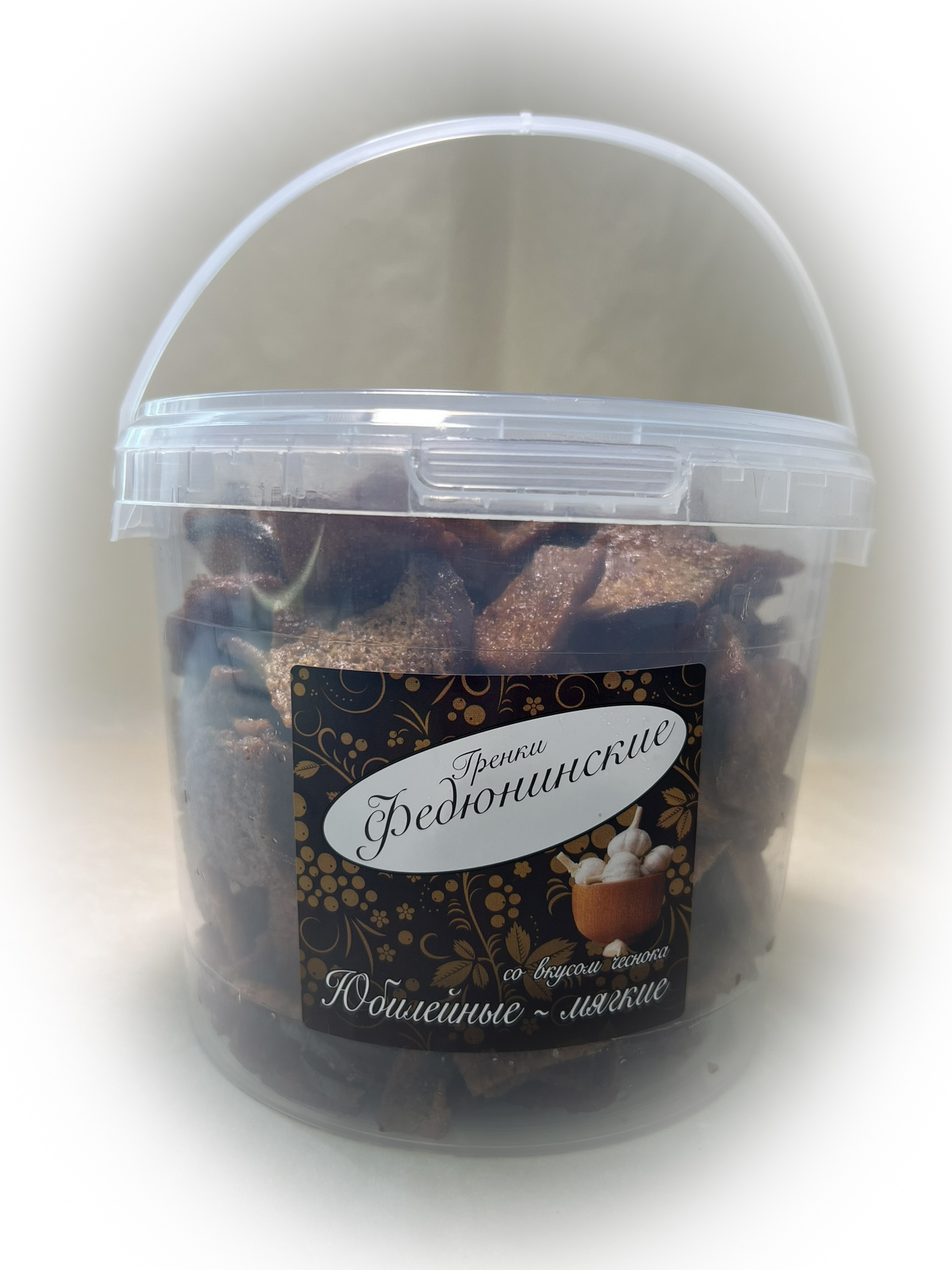 Гренки "ФЕДЮНИНСКИЕ" "Чеснок" (ведро 900 гр.) в Луховицах
