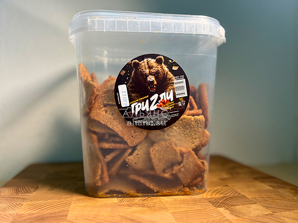 Ведро Ржаные гренки со вкусом Крылышки Барбекю (1 кг) в Луховицах