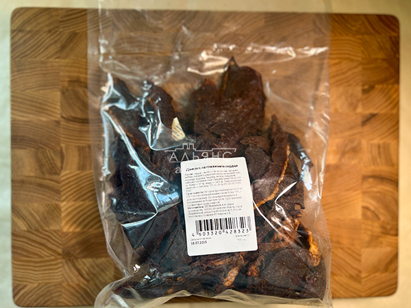 Мясо (АЛЬЯНС) Говяжье сердце 500 гр. "ЧИПСЫ" в Луховицах