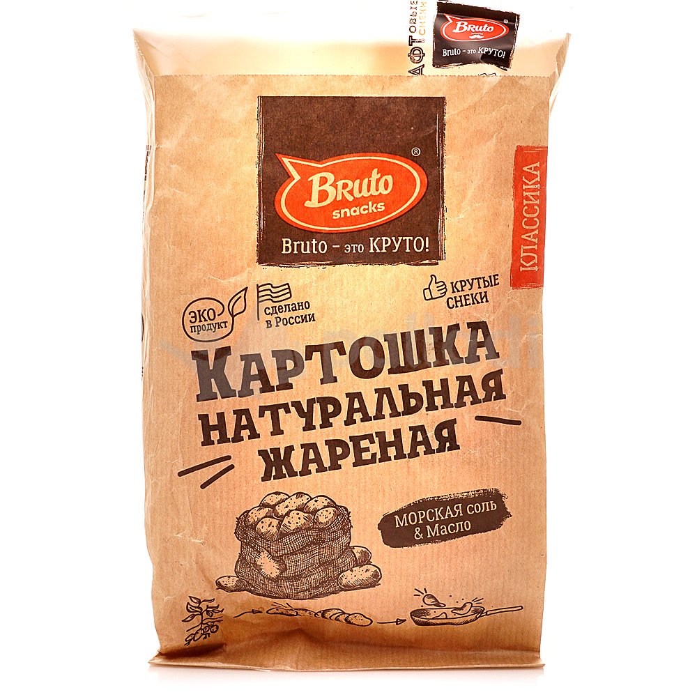 Картофель «Бруто» с солью 70 гр. в Луховицах