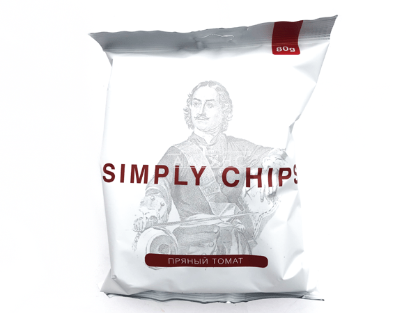 Картофельные чипсы "Simple chips" Пряный томат 80 гр. в Луховицах